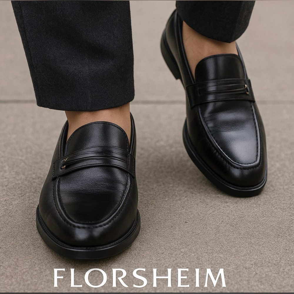Florsheim Men's Classic Black Loafers
